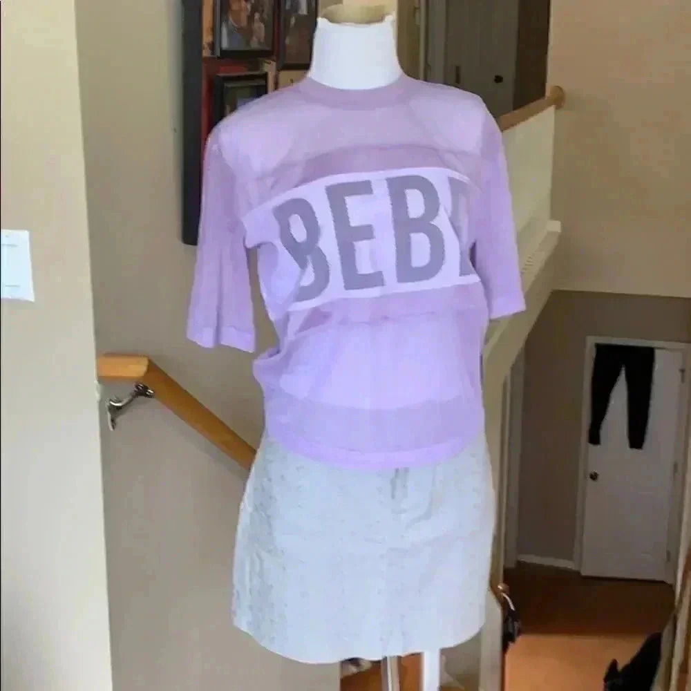 Gray mini skirt Old Navy 100% cotton